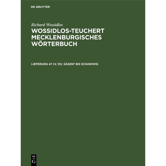 SÃ¤gen2 Bis Schawwig, (Hardcover)