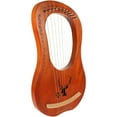 thumbnail image 3 of 1 Set of Lyre Harp 10 String Lyre Harp Wooden Lyre Harp Delicate Musical Instrument, 3 of 5