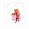 thumbnail image 2 of Gallery Pops Disney Pixar Turning Red - Meilin and Red Panda Mei Wall Art, White Framed Version, 12" x 12", 2 of 5