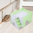 thumbnail image 6 of Baluue Hamster Beds Hideout House with PVC Material for Small Rabbits in Light Set, 6 of 8