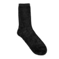 thumbnail image 2 of 3- PACK (black, black, black) Unisex Premium Microfiber Mid-Calf Socks 3 Pairs -Soft, Stretch, Keep Feet Dry, 2 of 4