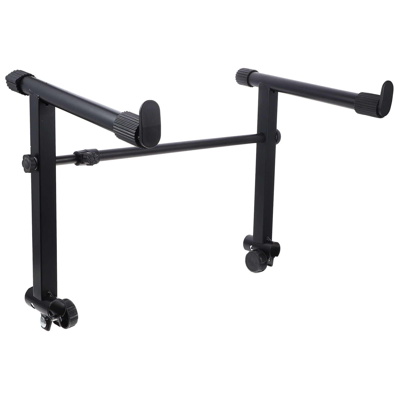 TOYMYTOY Heavy Duty Black Keyboard Stand Rack with Rubber Pads for Electronic Organ