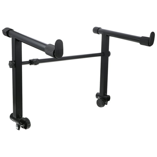 Soporte universal para teclado, soporte para órgano eléctrico, soporte para teclado de piano (negro)