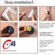 thumbnail image 5 of Soporte para escoba multifuncional montado en la pared, soporte para escoba y fregona autoadhesivo, para colgar herramientas, 3 piezas (blanco), 5 of 5