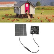 Exhaust Fan, Wide Application Solar Panel Fan Energy Saving 2W For Shed