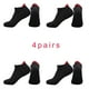 thumbnail image 1 of Calcetines cortos de algodón para hombre y mujer, medias tobilleras de corte bajo, transpirables, informales, suaves, 4 pares en  unisex, 1 of 2