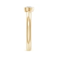 thumbnail image 3 of ANGARA Natural 0.22 Ct. Diamond Solitaire Promise Ring in 14K Yellow Gold for Women (Ring Size: 3), 3 of 9