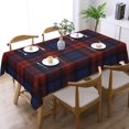 thumbnail image 2 of Rectangle Table Cloth, Clan MacLachlan Plaid Tartan Red Purple Resistant Washable Tablecloth Decorative Table Cover for Dining, Indoor and Outdoor, 2 of 6