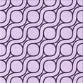thumbnail image 1 of Ahgly Company Indoor Square Patterned Purple Flower Purple Area Rugs, 4' Square, 1 of 6
