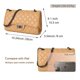 thumbnail image 2 of Bolso bandolera Gladdon Light Khaki II de piel sintética acolchada, 2 of 6