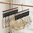 thumbnail image 4 of Linnome Home Balcony Clothes Drying Rack Clip On Non Slip for Socks Underwear Laundry Organization Needs, 4 of 6