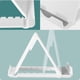 thumbnail image 4 of Base de plástico para funda de teléfono móvil, soporte portátil, soporte creativo para teléfono de escritorio, para smartphone y tableta (blanco), 4 of 7