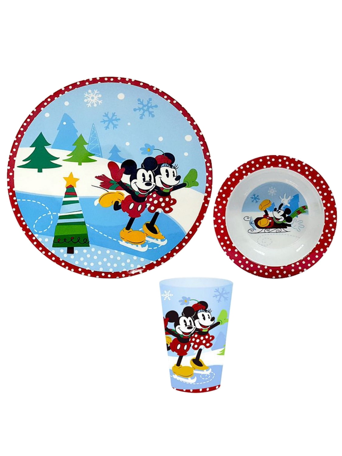 minnie mouse dinnerware set