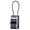 Black, variant on LOCK BOX 4DIGIT MTL BLK (Pack of 1)