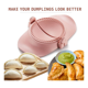 thumbnail image 2 of Fabricante de Bolas de Masa Hervida, Juego de Moldes de Prensa para Empanadas con Cortador de Masa, Juego de Moldes de Bolas de Masa Hervida y Cortador para Pierogi, (Rosa), 2 of 8