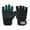 Light Blue, variant on Unisex Breathable Half Finger Workout Gloves with Non Slip Silicone Palms, Adjustable Wrist Support, Ergonomic Design for Cycling, Fitness, Weightlifting, Outdoor Sports