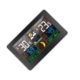 thumbnail image 1 of Billuyoard 3378 estación meteorológica termómetro Sensor higrómetro reloj despertador temperatura humedad medidor barómetro fecha pantalla UE/EE. UU. Decoración del hogar NOSOTROS Billuyoard HA024340-02, 1 of 6