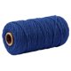 thumbnail image 5 of Matsuzay 1 rollo de cuerda de algodón hecha a mano, 3mm de diámetro, cuerdas artesanales tejidas de un solo Color, 100m Artesanía Azul Matsuzay HA5320-15B, 5 of 6
