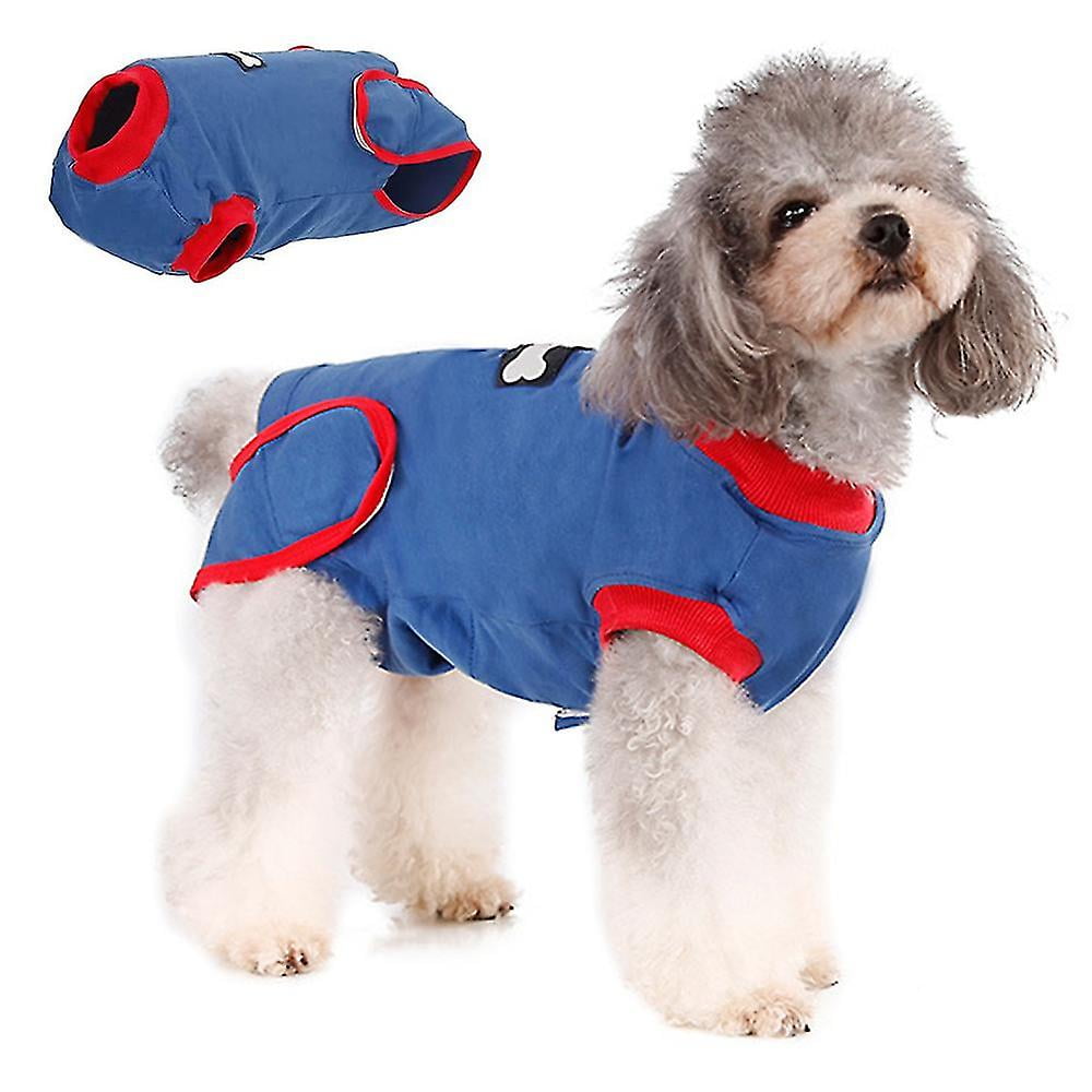 Recovery Suit For Dogs Cats After Surgery Recovery Shirt For Male Female Dog Abdominal Wounds Bandages Cone E collar Alternative Anti licking Pet Su Walmart