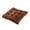 Coffee, variant on Thickened Velvet Chair Cushion for Office, Solid Color Seat Pad for Sofa, Adjustable Tied Cushion for Dining Chair, Yellow Polyester Square Pillow