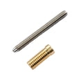 thumbnail image 2 of Billard billard Queue Joint Pin Billard Accessoires Partie Accessoire, en Acier Inoxydable Portable Robuste Léger Réparation Fournitures Raccords d'Arbre pour 18 Joint, 2 of 7