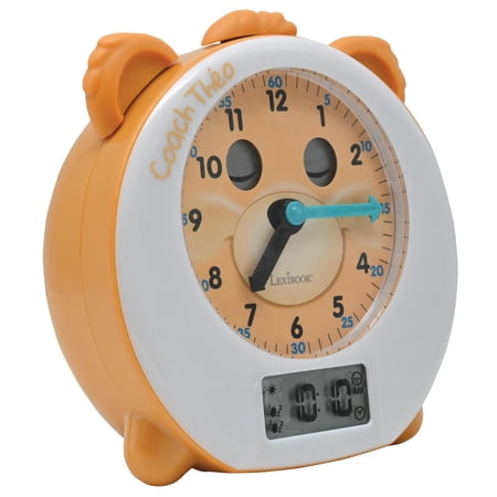 THEO. My Sleep Trainer Educational Alarm Clock with story teller feature and lights (EN version)