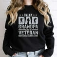 thumbnail image 2 of I'M A Dad Grandpa Veteran Nothing Scares Me Father Day Military T-Shirt Unisex, up to 5XL, 2 of 5
