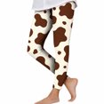 thumbnail image 2 of LUGOGNE Toddler Girls Leggings Cow Print Full Length Yoga Pants Comfortable Soft Stretchy School Daily Play Bottoms, 2 of 9