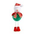thumbnail image 4 of Vggrvlo Snowman Plush Tree Topper Cute Thanksgving Plush Doll for Office Snowman Xmas Treetop Ornament for Office, Indoor, Room, Mantel, 4 of 5