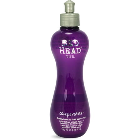 TIGI Bed Head Superstar Blowdry Lotion for Thick, Massive Hair, 8.5
