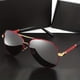 thumbnail image 2 of Large Frame Polarized Sunglasses for Drivers, Riders, and Outdoor Enthusiasts - UV400 Protection and Glasses Case Included, 2 of 5