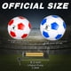 thumbnail image 4 of Glimin 6 piezas de suministros de donación de caridad cristiana Balón de fútbol desinflado a granel con bomba Tamaño oficial Operación de bolso de samaritano Bola cosida a máquina de Navidad para niño, 4 of 4