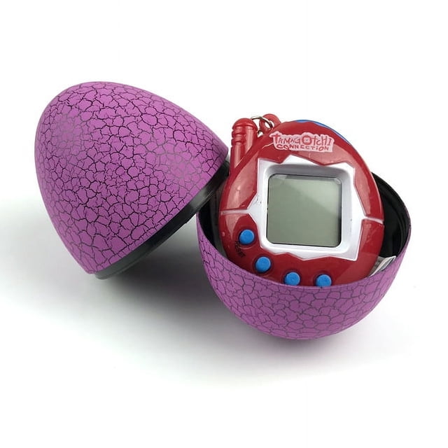 Máquina electrónica para mascotas, máquina de juego de desarrollo electrónico con forma de huevo agrietado, juguete para vaso