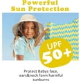 thumbnail image 3 of Outdoor Kids Sun Hats with Neck Flap Boys Girls Wide Brim UPF 50+ UV Protection Children Bucket Hat Safari Hat, 3 of 6