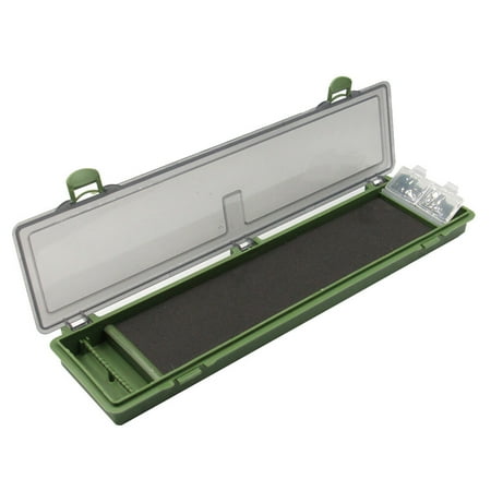 HOOWIFFY Transparent Fishing Tackle Box Organizer PP Material Portable Storage for Professional and Hobby Anglers