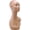 Flesh Tone, variant on N'icePackaging - Life-Sized Glossy Flesh Tone Mannequin Head - Poly-Resin - For Merchandise or Showcase - Free-Standing - Hats/Wigs/Earrings/Necklace/Scarfs