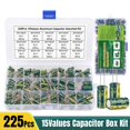 thumbnail image 3 of 225PCS Aluminum Capacitor set with Wide Capacitance Ranges 15 Types Capacitor Capacitor for Enthusiasts, 3 of 6