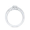 thumbnail image 2 of Rosec Jewels Lab Grown Diamond Engagement Ring Oval - Classic Halo Ring - EF-VS Quality, 10K White Gold, US 9.00, 2 of 8
