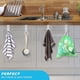 thumbnail image 5 of Door Hooks, Over Door Hanger 6 Pack Stainless Steel Door Hanger, 5 of 5