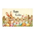 thumbnail image 2 of Easter Bunny Patterned Floor Mat Quick Dry Bath Mat Absorbent Bath Mat Farmhouse Decor Rugs Hallway Rug Classic Decoration Rug Kitchen Absorbent Rug 23.62x15.75 Inch (1Pcs), 2 of 7
