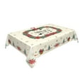 thumbnail image 6 of DCHYO Merry Christmas Rectangle Tablecloth Happy New Year Table Cloth Dining Table for Home Kitchen Restaurant Party Buffet Picnic,43*55, 6 of 7