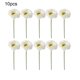 thumbnail image 4 of Flores Artificiales Gerbera Inteprter 10 Piezas Decoración Blanco, 4 of 6