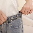 thumbnail image 4 of 2 Pzs Pantalones Ajustables En Forma De Oso Hebilla Extensor Jeans Botón, 4 of 4