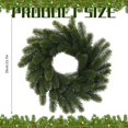 thumbnail image 3 of Christmas Wreath, Xmas Door Wreath with Hanger, Christmas Decor Winter Wreath with Red White Berry Pine Cone Eucalyptus, Artificial Wreath Decorations for Indoor Outdoor Use, 3 of 9