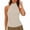 Beige, variant on KLHDSF Womens Silky Satin Halter Backless Cami Top Slim Fit Summer Party Tank Top Beige L