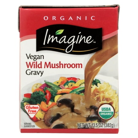 Imagine Foods Gravy - Organic - Vegetable Wild Mushroom - Pack of 12 - 13.5 Fl