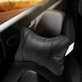 thumbnail image 4 of Breathable PU Leather Car Neck Pillow, Ergonomic Support for Driving Comfort and Fatigue Relief, 4 of 7