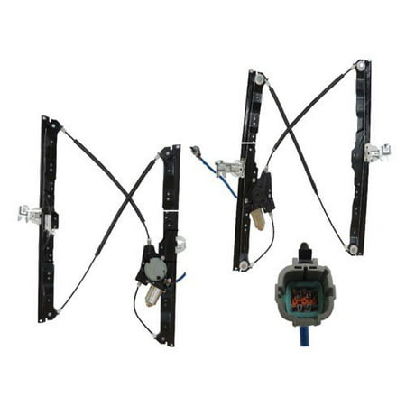 Go-Parts OE Replacement for 2004 - 2015 Nissan Titan Power Window Motor And Regulator Assembly - Front Left (Driver) Side 80721-ZT00A NI1350143 Replacement For Nissan Titan