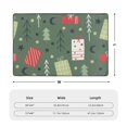 thumbnail image 4 of WARHOOME Flannel Non-Slip Rug Door Mat Gift Christmas Trees Graffiti Washable Carpet Doormat Area Rugs, 36 x 24 inches, 4 of 7