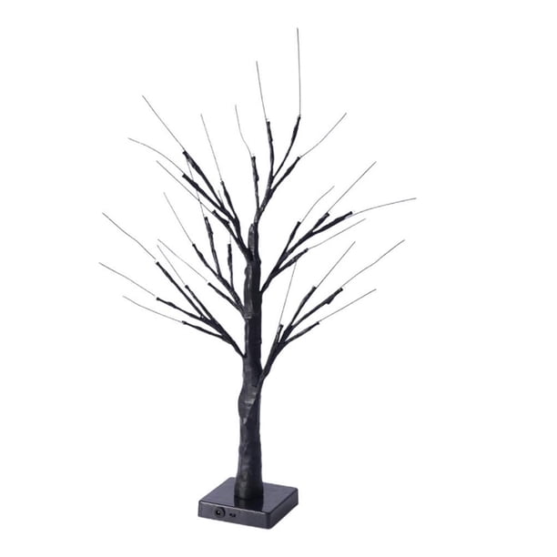 Billuyoard Lámpara de de luz de árbol LED con luz de noche de hojas de arces de murciélago de calabaza para decoración de Halloween Kits de decoración para fiestas Numero 3 Billuyoard HA040813-03